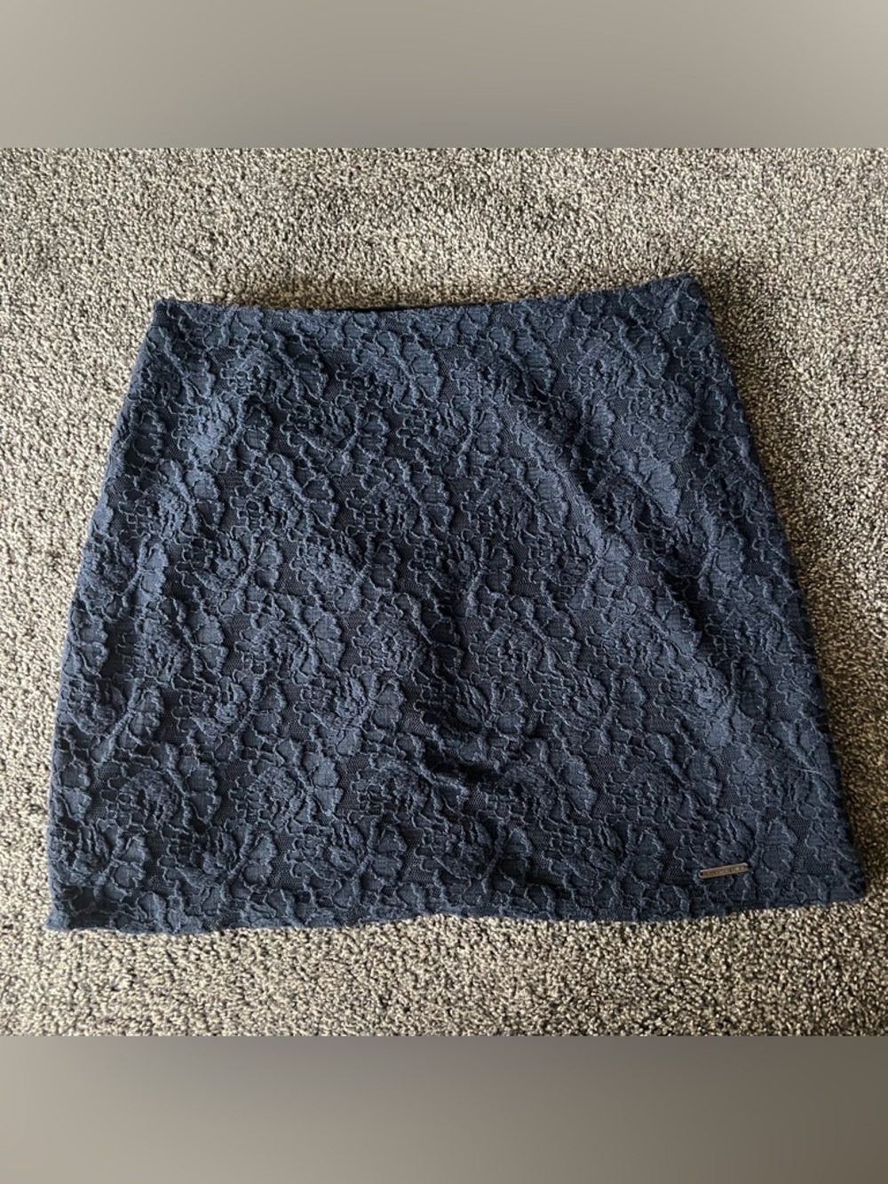 Abercrombie & Fitch Navy Lace Pencil Skirt